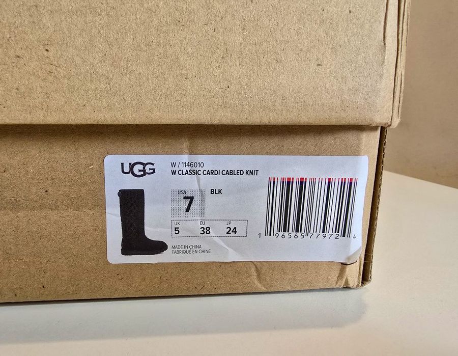 Nou Ugg Classic Cardi Cabled Knit