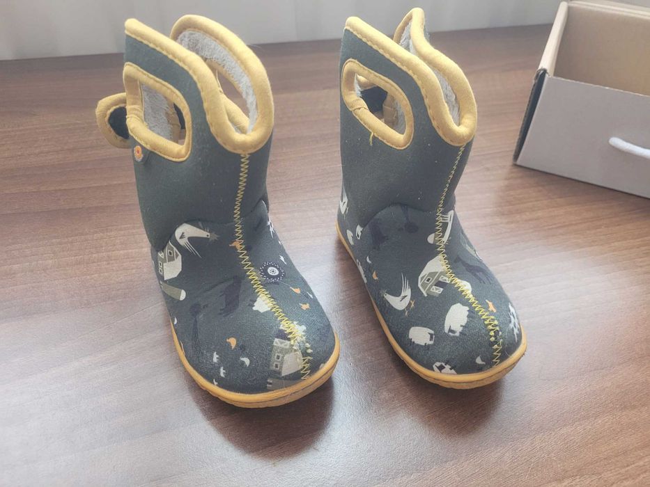 Cizme pentru Primii Pasi, Baby Bogs, Spaceman Farm Loden 22 - 14,5