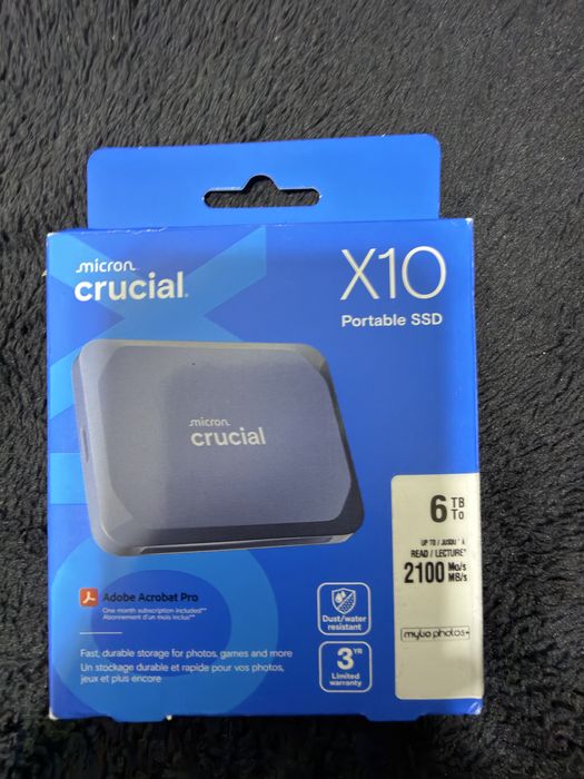 Crucial X10 sigilat Portable ssd