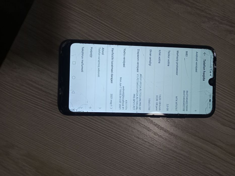 Telefon Huawei y6 2019