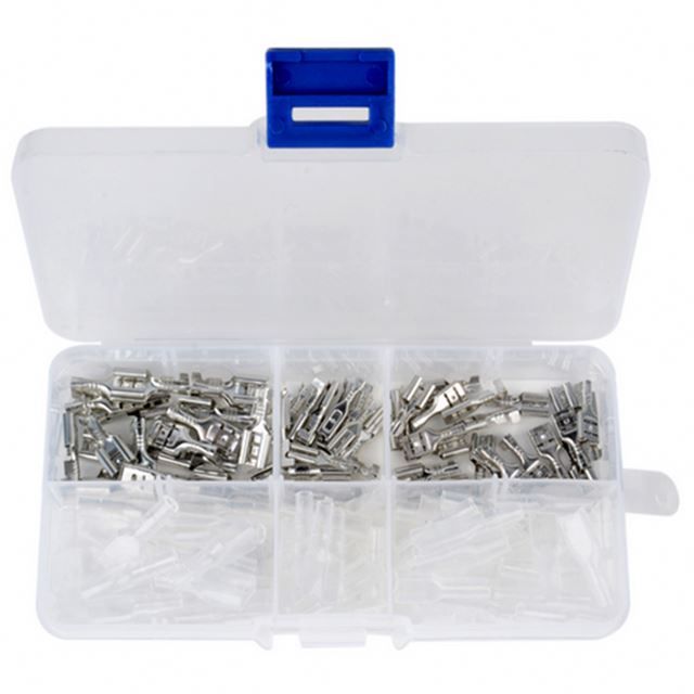 Kit 120 buc conectori terminale mama cu izolatie 2.8-4.8-6.3 mm