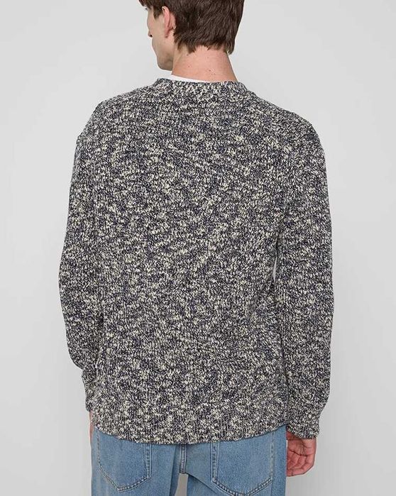 NN.07, Cardigan din bumbac Jesse, Albastru, M