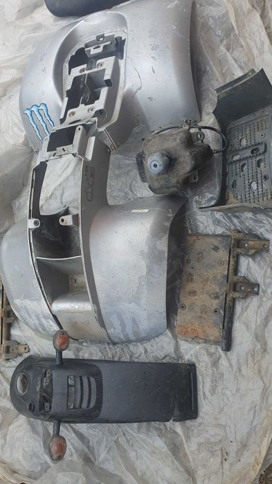 SET-Toate Elementele-Carena-Șa-Plastice-Ax Ghidon-Original ATV E-TON