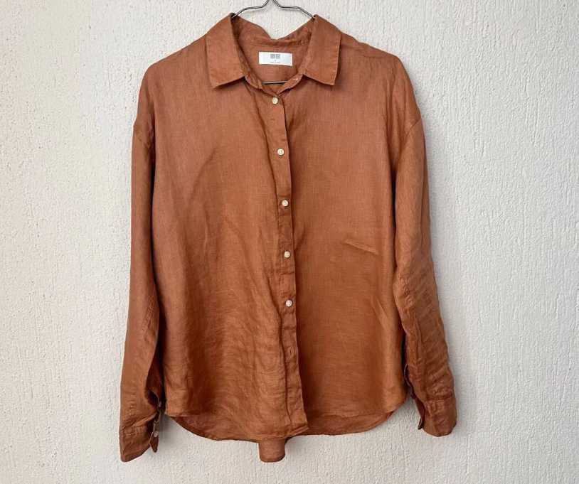 Ленена риза Uniqlo