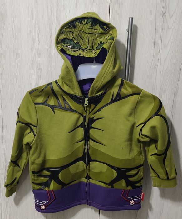Hanorac 3-4 ani Hulk