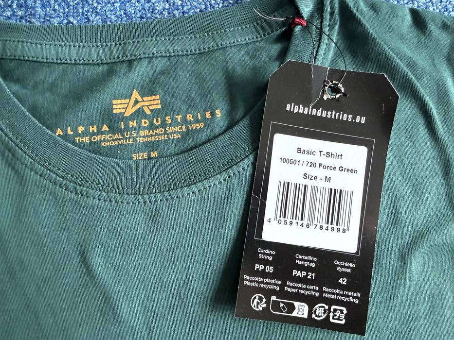 Alpha Industries Logo Basic T-Shirt ОРИГИНАЛНИ мъжки тениски - M/XL