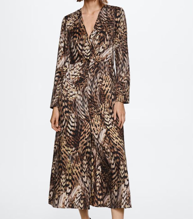 Rochie Mango  Animal print