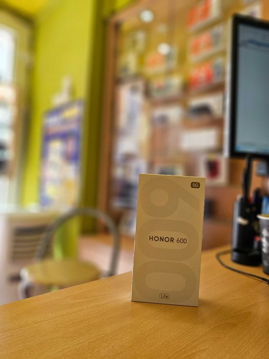 Honor 600 Lite- Nou, Sigilat - 256/8 - Negru -*Rate*Garantie*Factura*