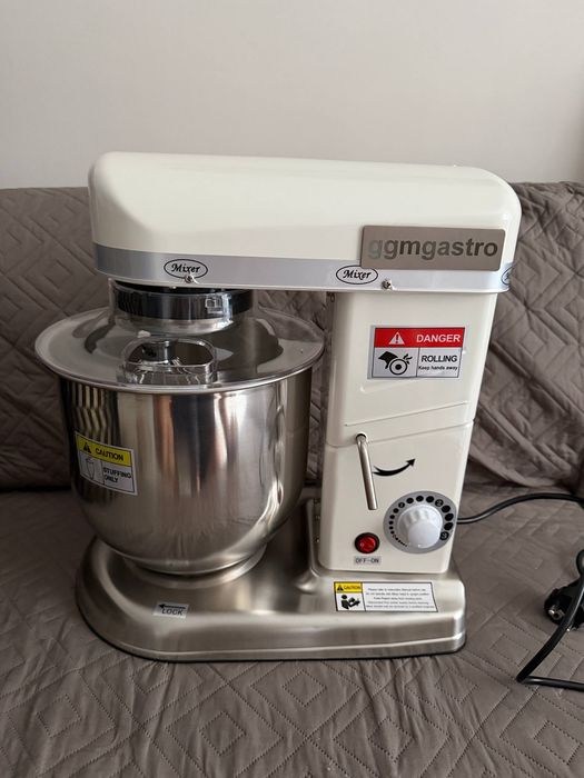 Професионален планетарен миксер GGM Gastro RMS7 – 7 л, 500 W, НОВ