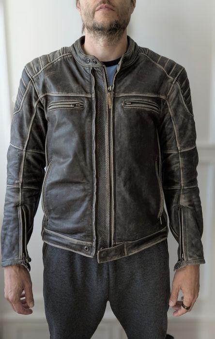 Geaca moto piele Modeka Vincent Aged Maro