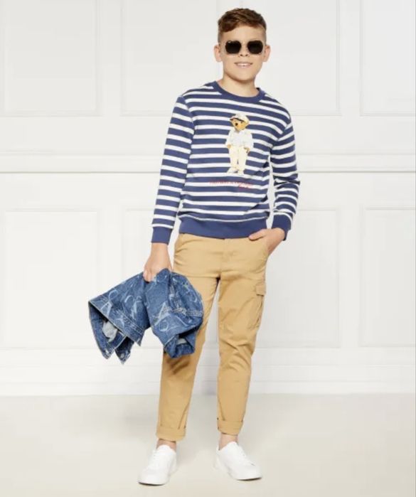 Стилна Ralph Lauren Polo Bear блуза на райе