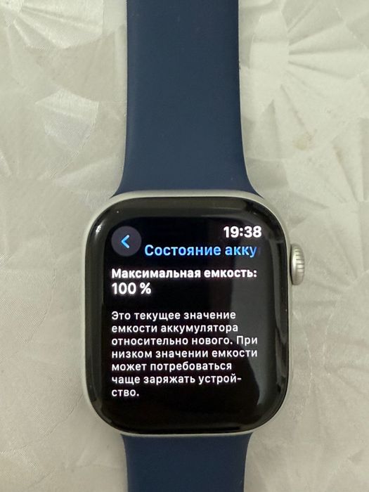 APPLE WATCH SERIES 10  42mm silver al denim