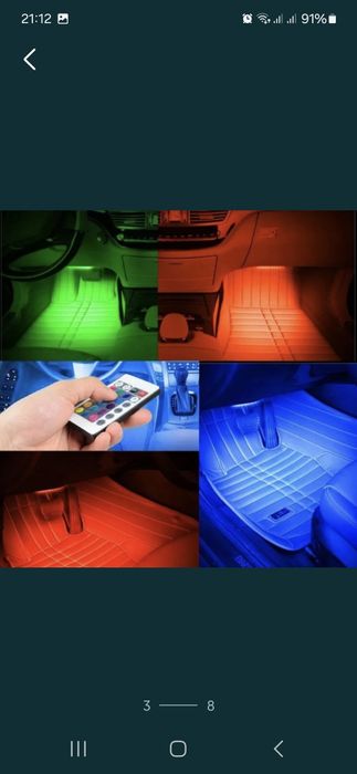 Lumini ambientale led RGB