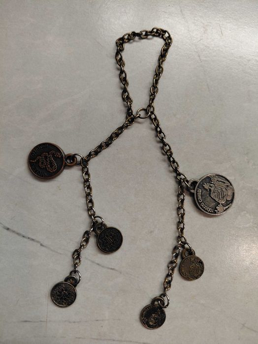 Аксесоар за дрехи 2 броя метални змии от дънки Roberto Cavalli