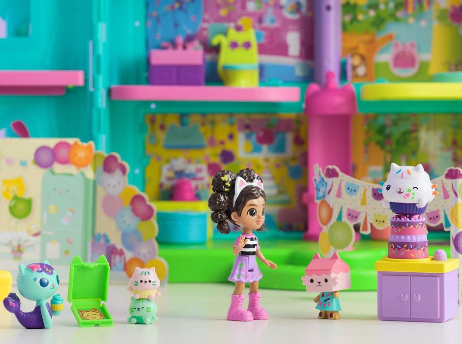 Игрален комплект Gabby's Dollhouse - Рожденият ден на Cakey