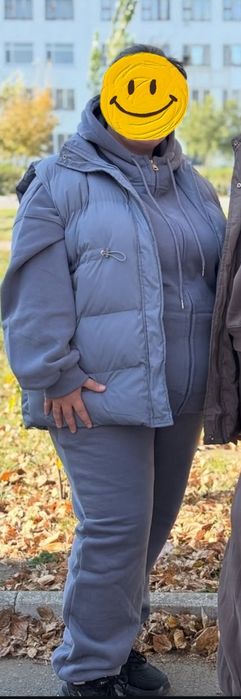 Спортивный флисовый костюм