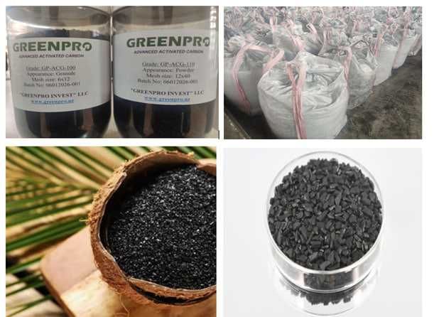 Кокосовый активированный уголь.