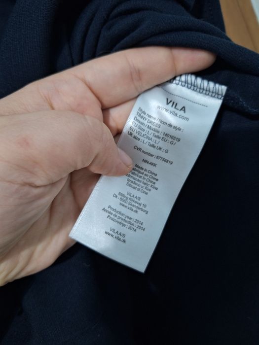 Rochie bleumarin comoda, Vila Clothes, mărimea L