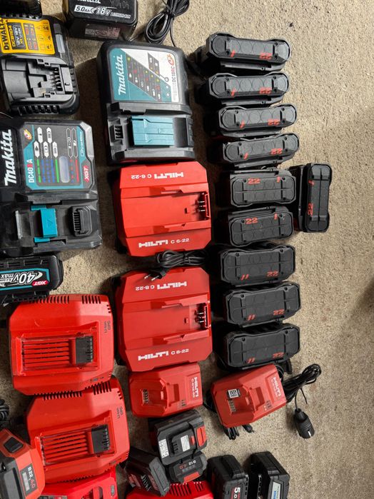 Hilti ,makita ,Milwaukee,baterii,încărcătoare