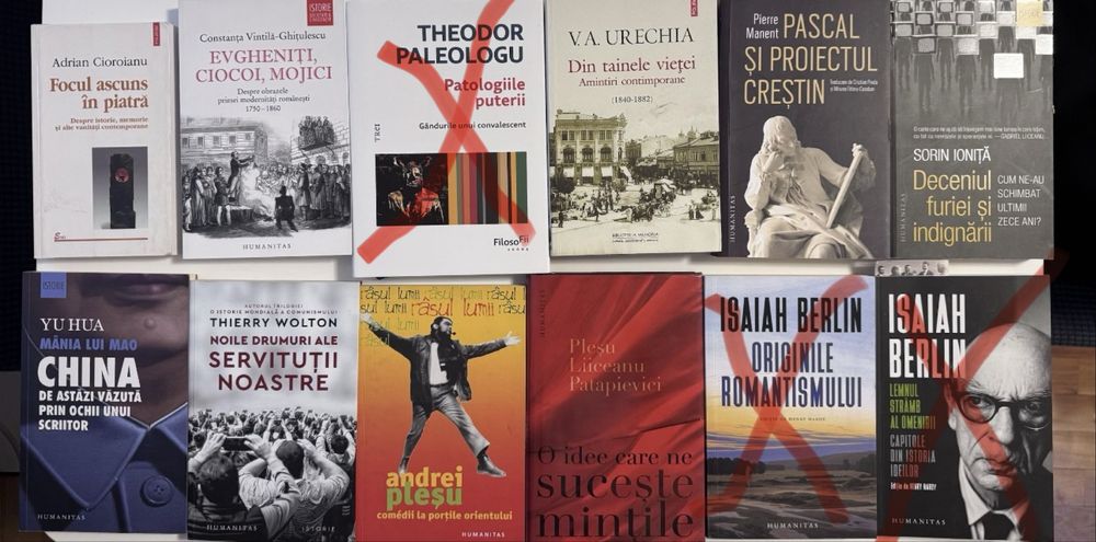 Cărți de vânzare – Istorie, filosofie, eseu, politică