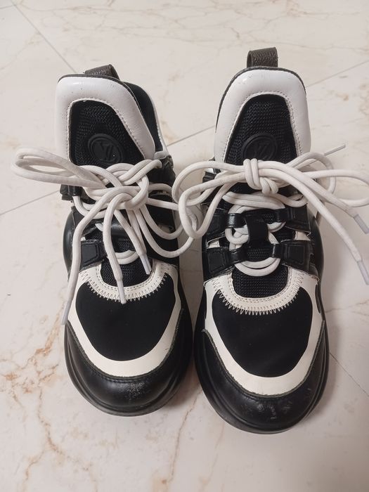 Luis vuitton Archlight Trainer Negru Alb dama originali