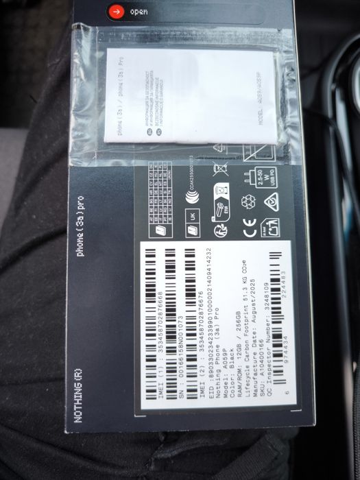 Nothing Phone 3a Pro – 256GB – ЗАПЕЧАТАН