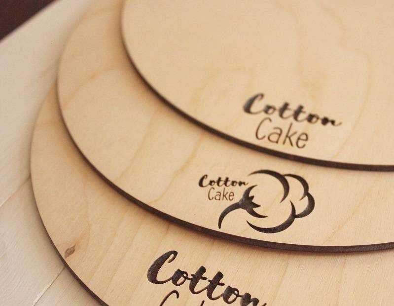 Подставки и подложки для тортов из фанеры, ХДФ, пластик, фомакс