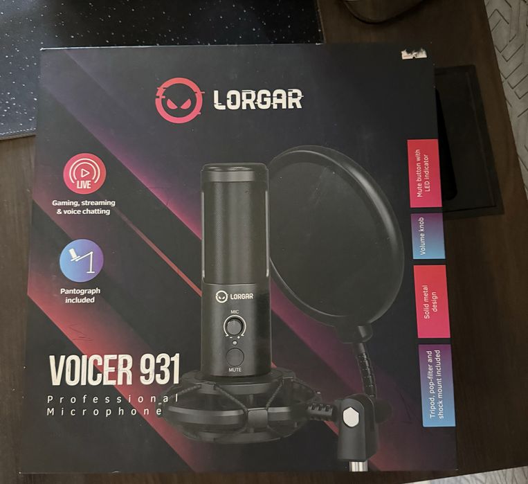 Микрофон lorgar voicer 931