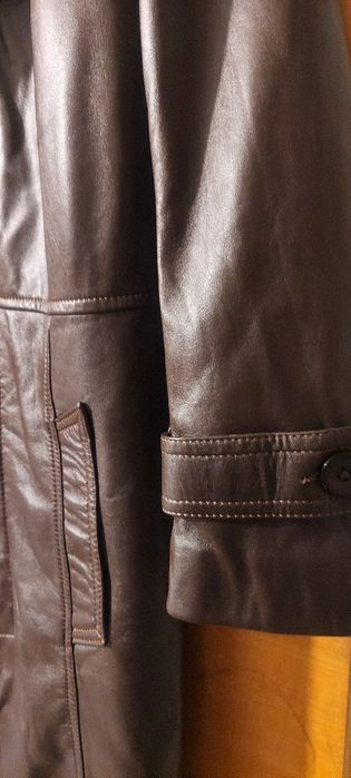 Manta piele armata palton ofiter RAR NOU