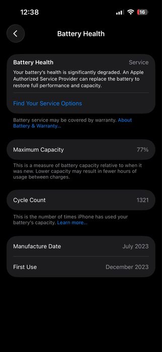 Iphone 15 128gb 77%