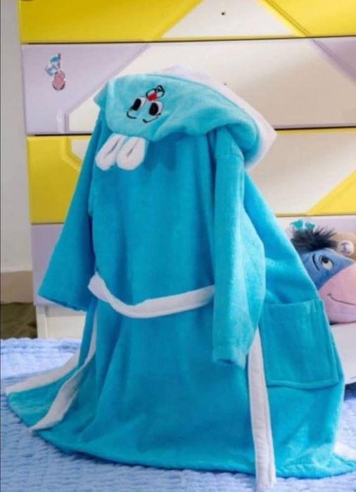Детски памучен халат 100% памук