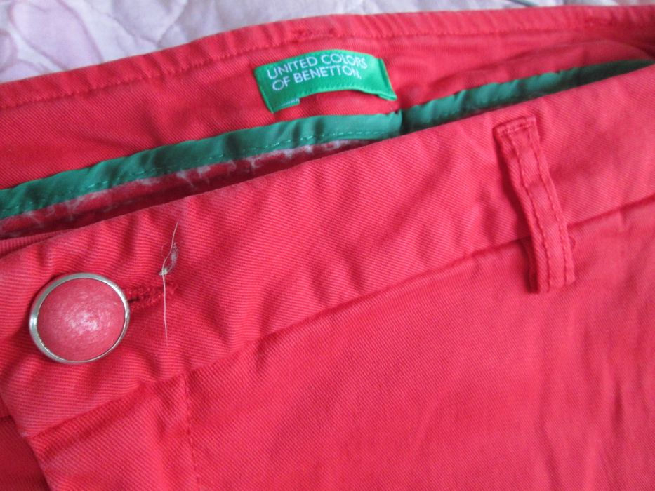 pantaloni rosii comozi 40