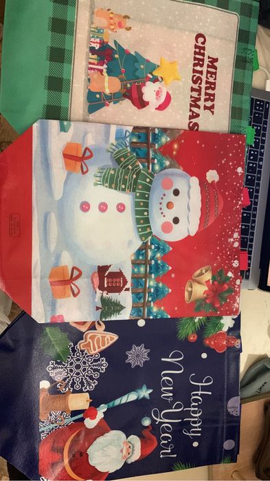 Новогодние пакеты ПВХ