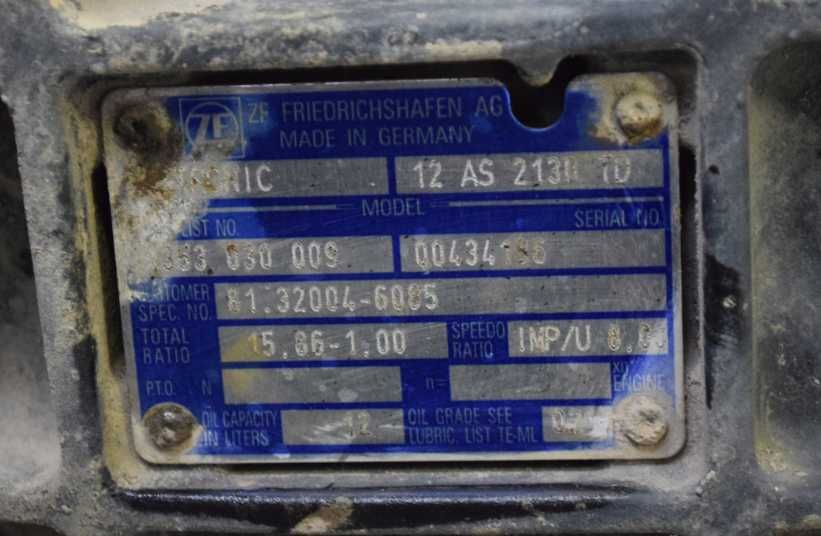 Cutie de viteze camion MAN TGS ZF automat  12AS2130TD -Piese motor/MAN