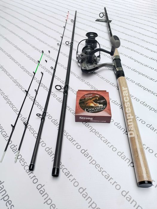 SET FEEDER PRO FL Lanseta FALCONS 3m 180gr cu Mulineta LA4000 SI FIR