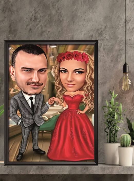 Карикатури за двойки за Свети Валентин