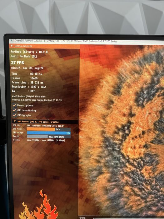 Видео карта SAPPHIRE R7 370 4GB (Перфектно състояние)
