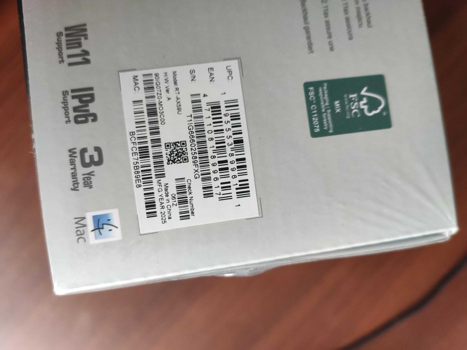 Asus RT-AX59U AX4200 WiFi6 Cutie Sigilata Garantie