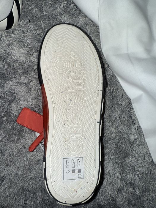 OFF WHITE vulcanized canvas white