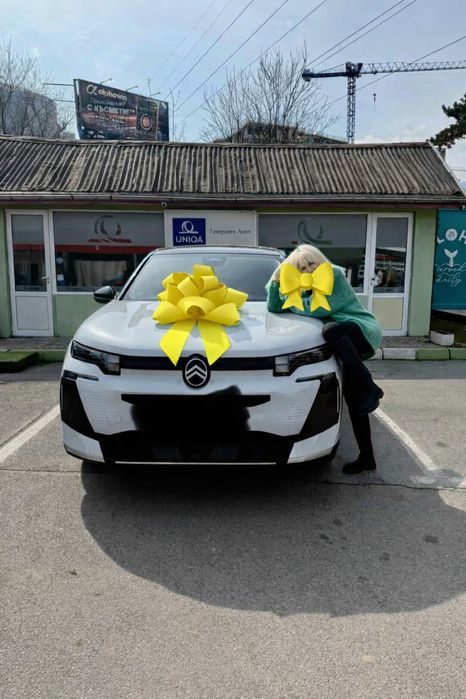 Луксозна, обемна панделка, голяма, за кола,автомобил, подарък,украса