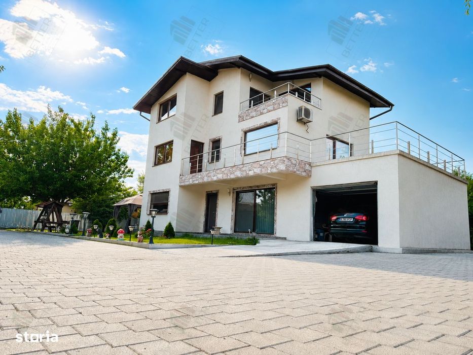 Vila P+1E+M de vanzare în Popesti- Leordeni – 5 camere, teren 462 mp