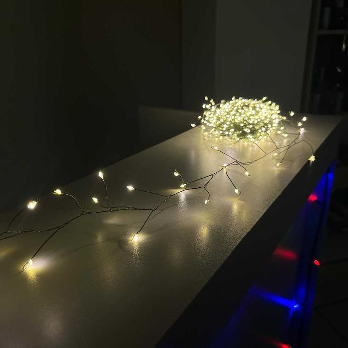 Гирлянда Роса мишура хвойная лапа