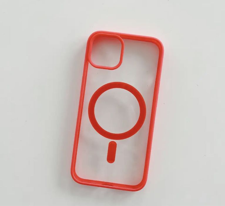 Iphone 14/15/16E/PRO/MAX/PLUS Husa Compac Cerc Magsafe Margine TPU