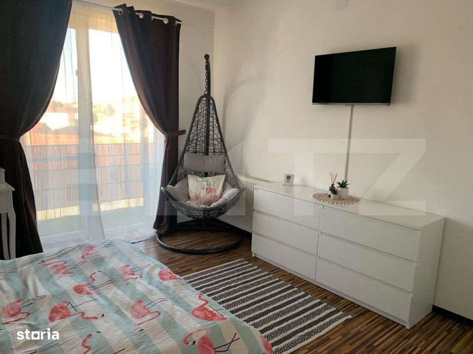 Apartament 3 camere, 59 mp, 2 balcoane, etaj intermediar, Florilor