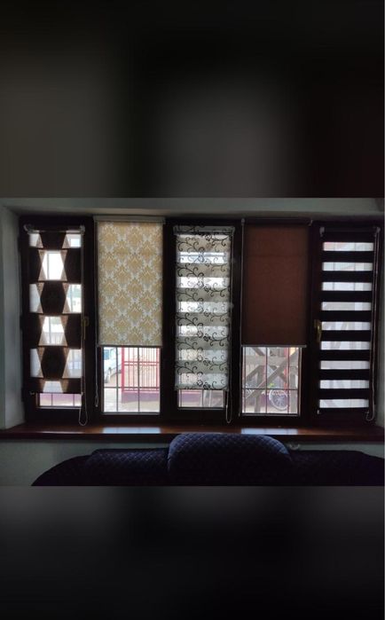 Жалюзи Дуэт, Ролл шторы