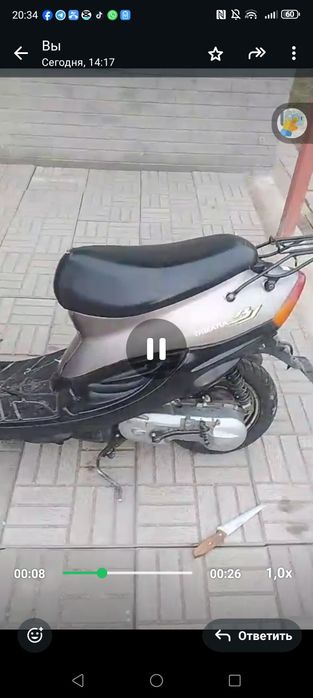 Продам ямаха джог басик  100к