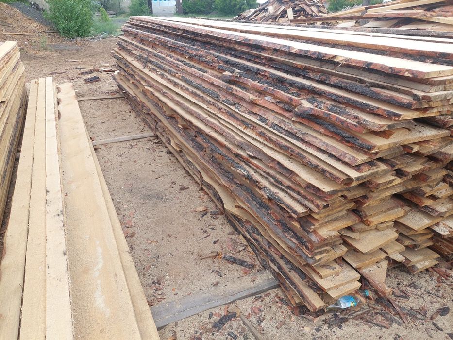 Доски обрезная и не обрезная