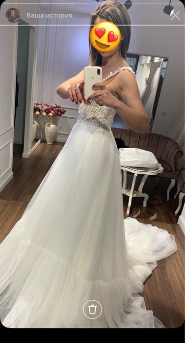 Новое свадебное платье