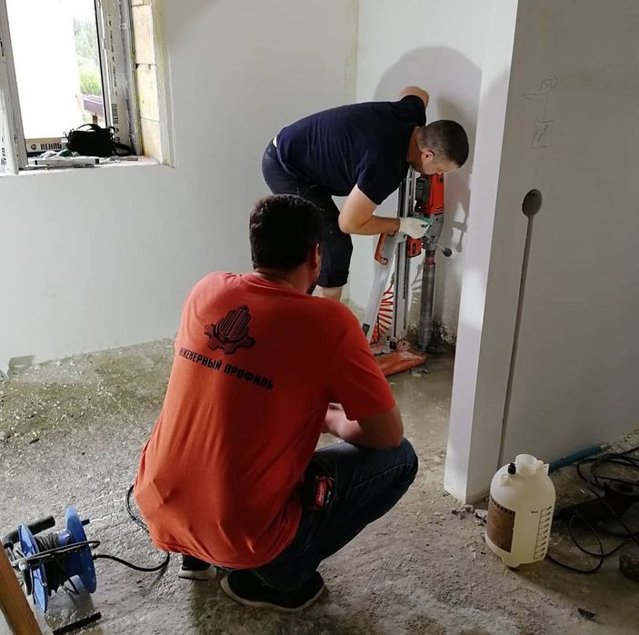 Услуги Алмазное сверление бурение