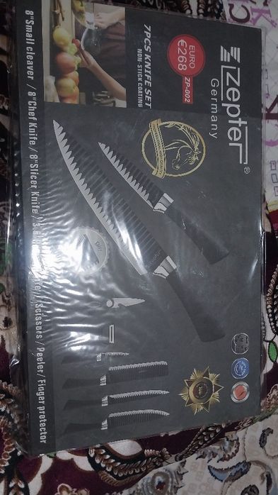 Набор ножей Zepter ZP-002 (7 pcs) - абсолютно новый с плёнкой